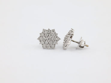 DIAMOND-EAR TOPS,18K (DET-00179)