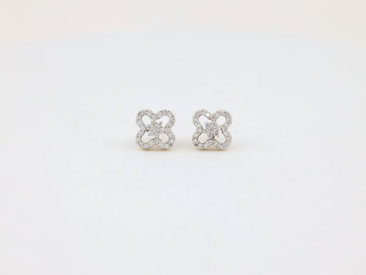 DIAMOND-EAR TOPS,18K (DET-00194)