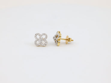 DIAMOND-EAR TOPS,18K (DET-00194)