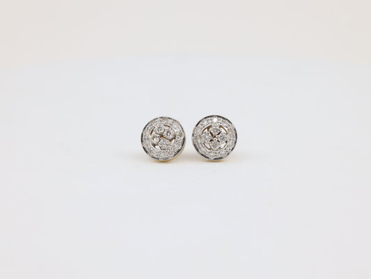 DIAMOND-EAR TOPS,18K (DET-00199)