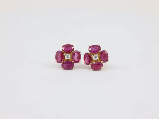 DIAMOND-EAR TOPS,14K (DET-00422)