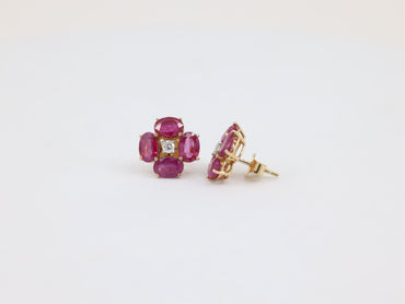 DIAMOND-EAR TOPS,14K (DET-00422)