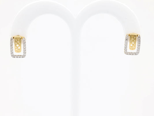 DIAMOND-EAR TOPS,18K (DET-00436)
