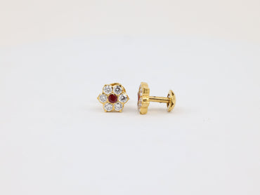 DIAMOND-EAR TOPS,22K (DET-00464)