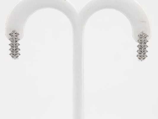 DIAMOND-EAR TOPS,18K (DET-00497)