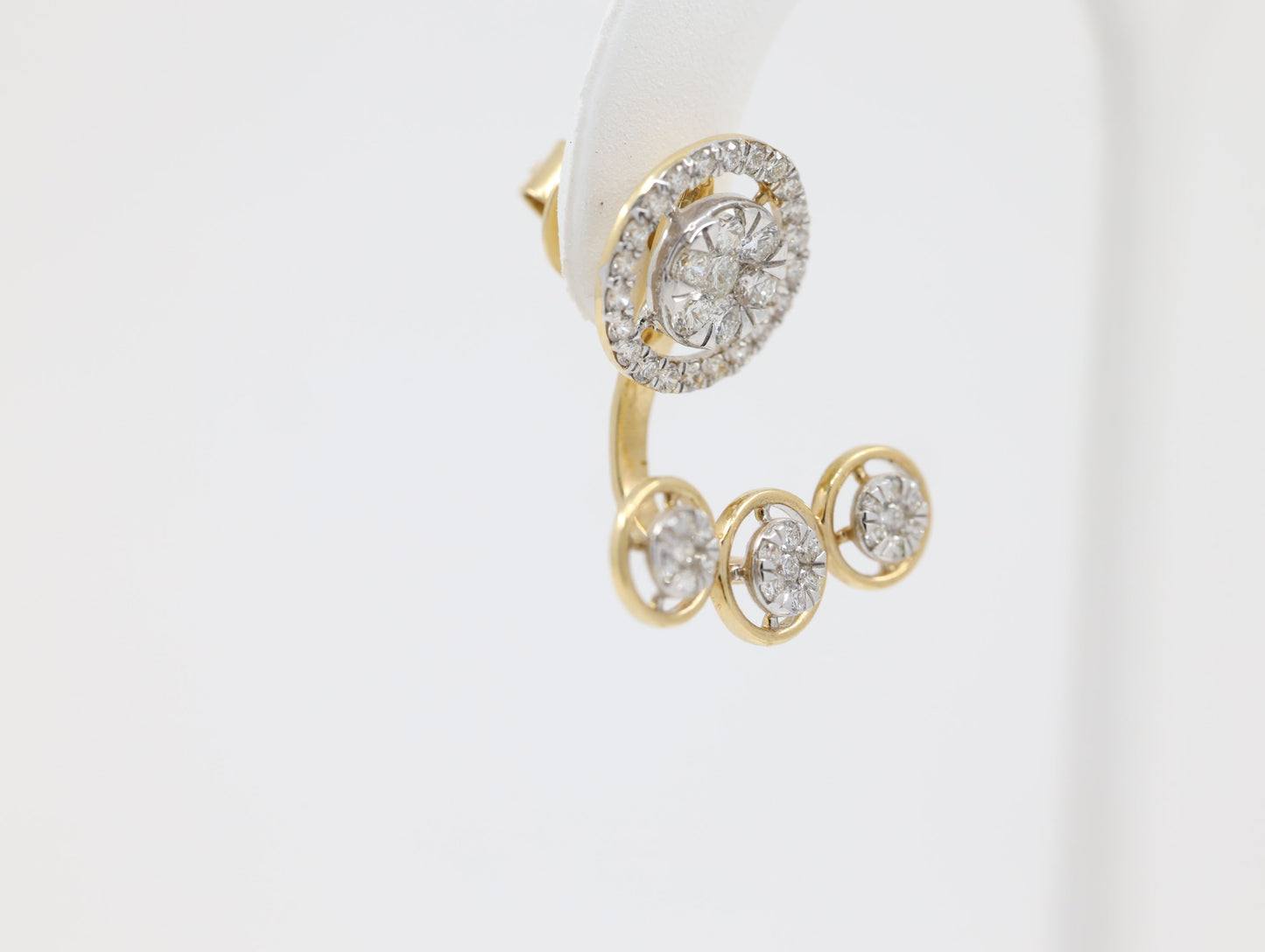 DIAMOND-EAR TOPS,22K (DET-00507)