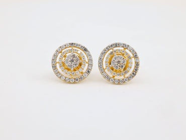 DIAMOND-EAR TOPS,22K (DET-00515)