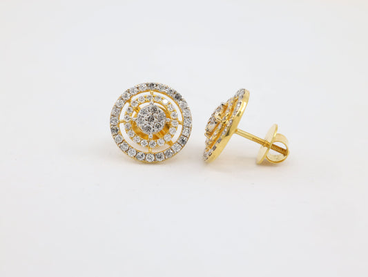 DIAMOND-EAR TOPS,22K (DET-00515)