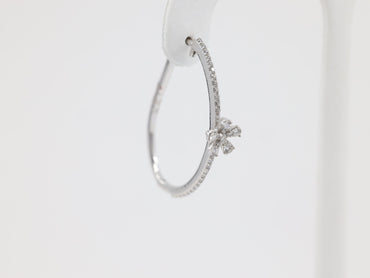 DIAMOND-EAR TOPS,18K (DET-00609)
