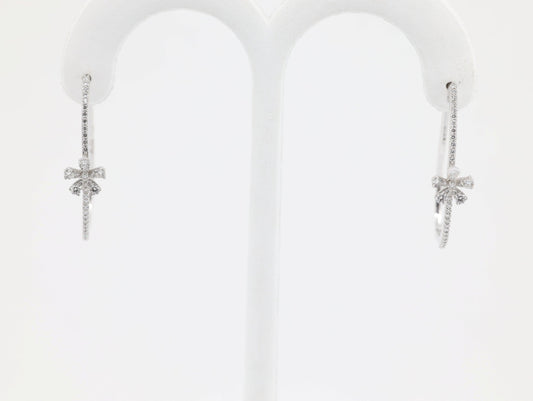 DIAMOND-EAR TOPS,18K (DET-00609)