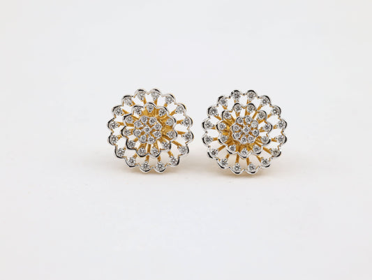 DIAMOND-EAR TOPS,18K (DET-00749)