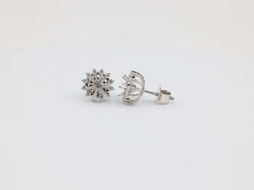 DIAMOND-EAR TOPS,18K (DET-00802)
