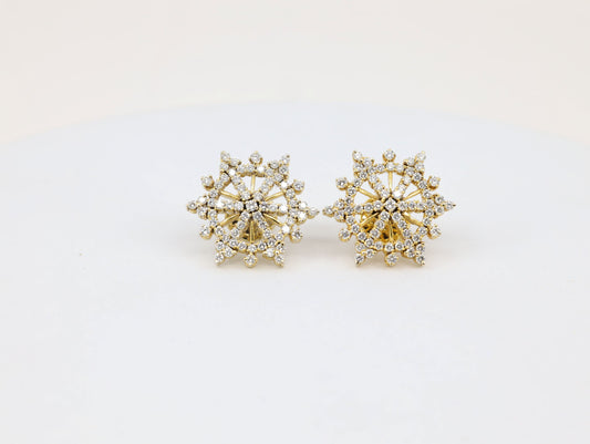 DIAMOND-EAR TOPS,18K (DET-00925)