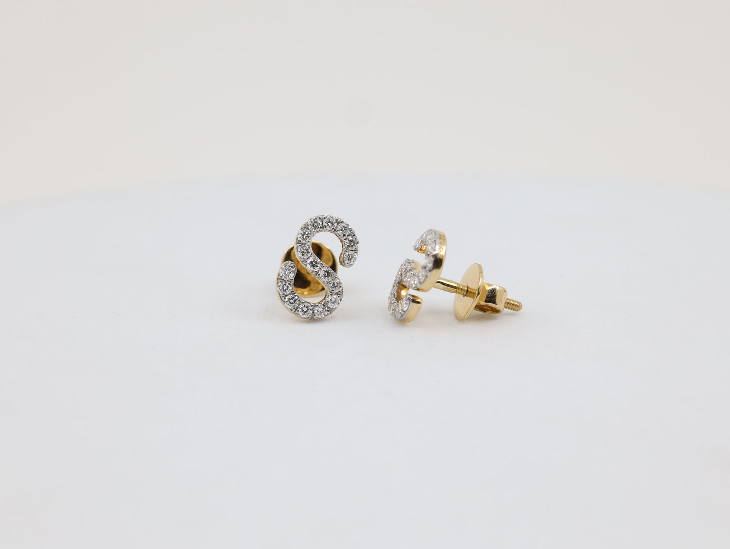 DIAMOND-EAR TOPS,18K (DET-00947)