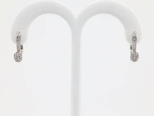 DIAMOND-EAR TOPS,18K (DET-00970)
