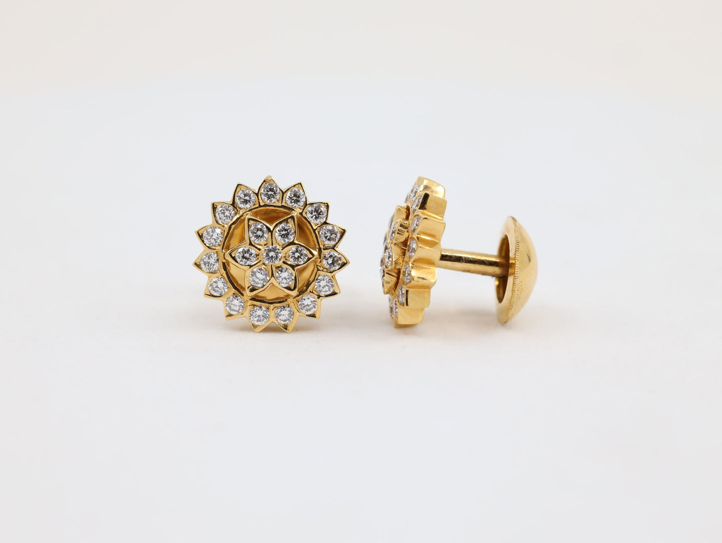 DIAMOND-EAR TOPS,18K (DET-00995)