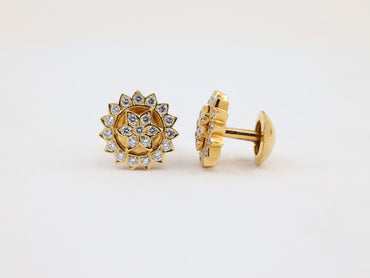 DIAMOND-EAR TOPS,18K (DET-00995)