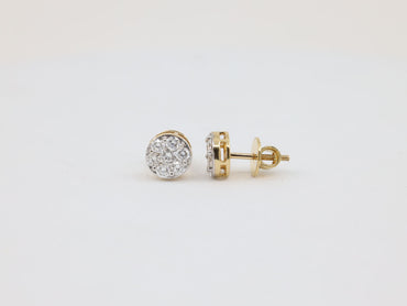 DIAMOND-EAR TOPS,18K (DET-01016)