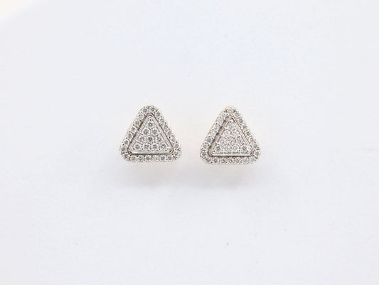 DIAMOND-EAR TOPS,18K (DET-01017)