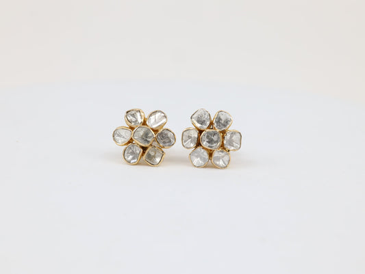 DIAMOND-EAR TOPS,18K (DET-01030)