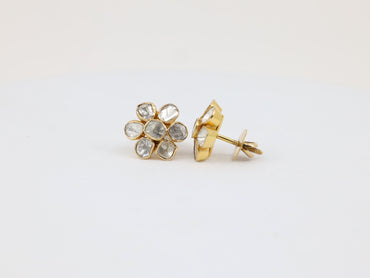 DIAMOND-EAR TOPS,18K (DET-01030)
