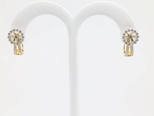 DIAMOND-EAR TOPS,18K (DET-01051)