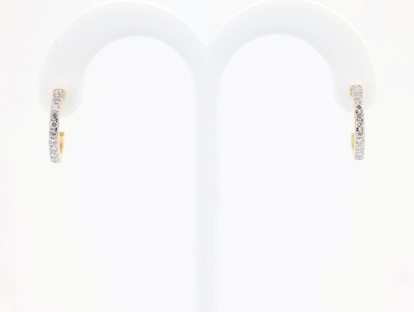 DIAMOND-EAR TOPS,18K (DET-01057)