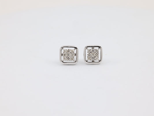 DIAMOND-EAR TOPS,18K (DET-01070)