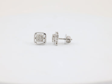 DIAMOND-EAR TOPS,18K (DET-01070)