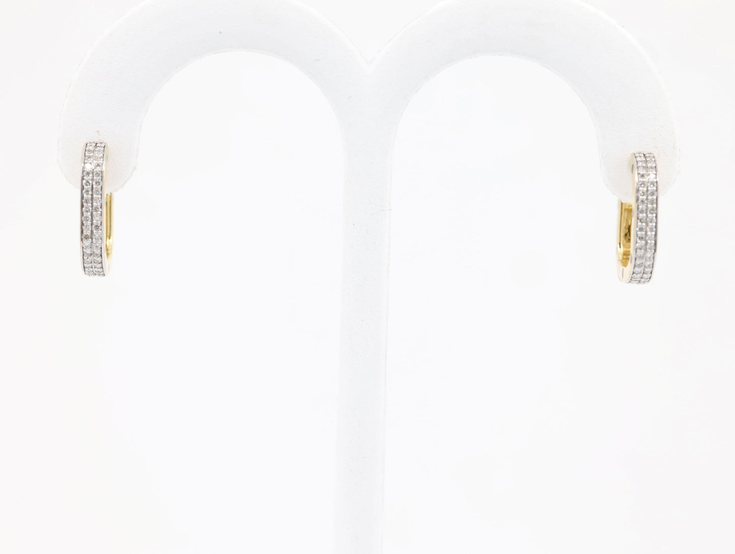 DIAMOND-EAR TOPS,18K (DET-10014)