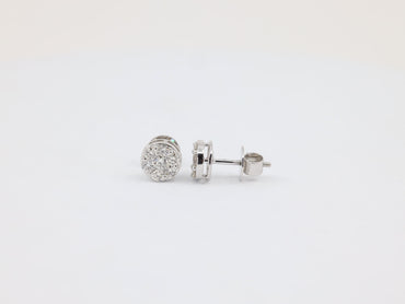DIAMOND-EAR TOPS,18K (DET-10019)