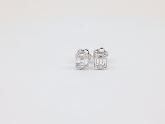 DIAMOND-EAR TOP,18K (DET-10030)
