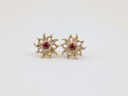 DIAMOND-EAR TOP 18K (DET-10040)