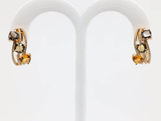 DIAMOND-EAR TOP 18K (DET-10076)