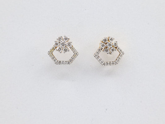 DIAMOND-EAR TOP 18K (DET-10105)
