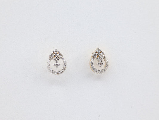 DIAMOND-EAR TOP 18K (DET-10136)
