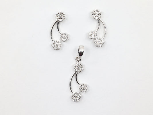 DIAMOND-PENDANT SET,18K (DPS-00162)