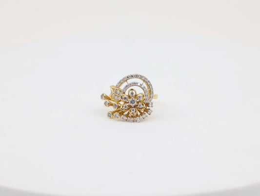DIAMOND-RING,14K (DRG-00178)