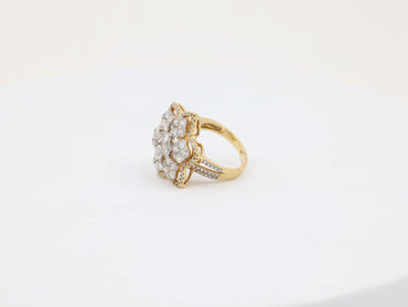 DIAMOND-RING,18K (DRG-00595)