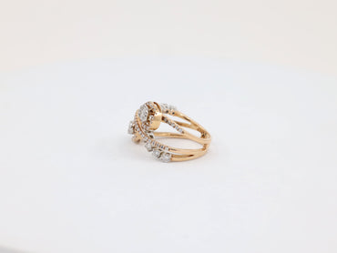 DIAMOND-RING,14K (DRG-00958)