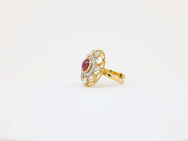 DIAMOND-RING,18K (DRG-10018)