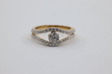 DIAMOND-RING 18K (DRG-10076)