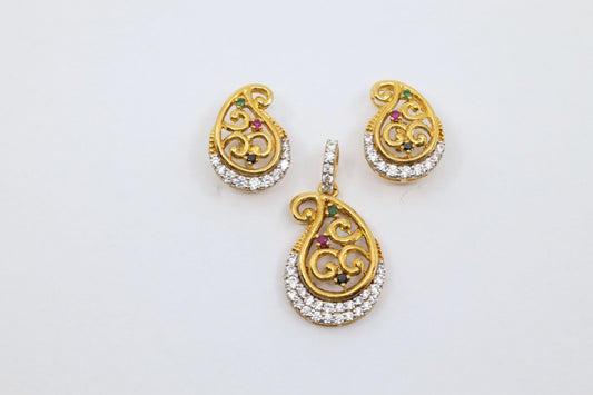PENDANT SET,22K (PS-05531)