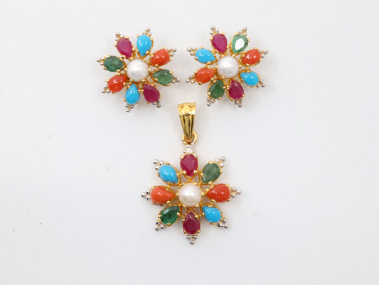 PENDANT SET 22K (PS-10237)