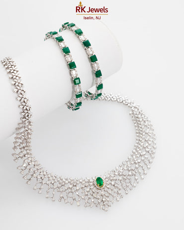 WHITE GOLD DIAMOND SET