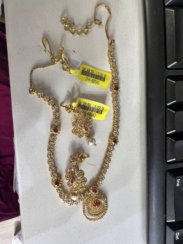 DIAMOND-NECKLACE,22K (DNK-00543)