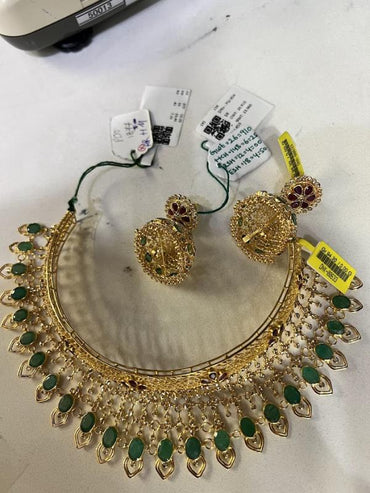 DIAMOND-NECKLACE,22K (DNK-00633)