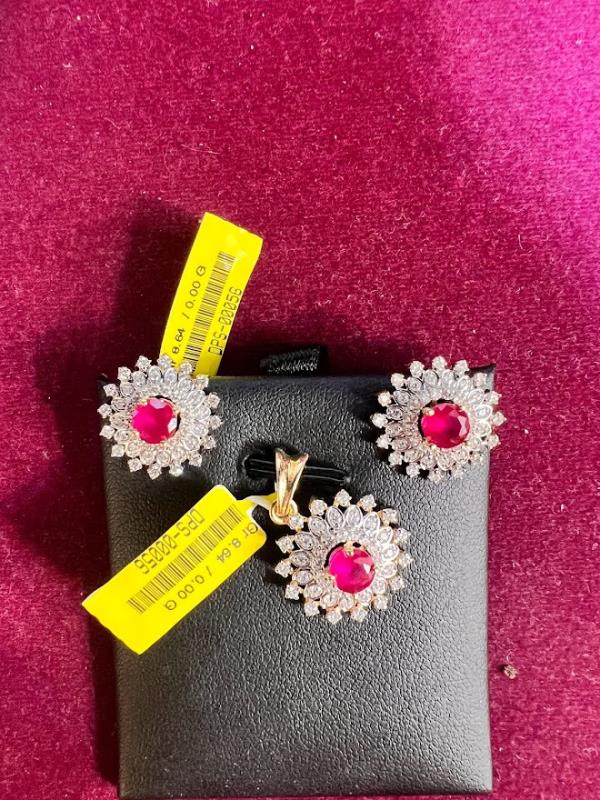 DIAMOND-PENDANT SET,18K (DPS-00056)