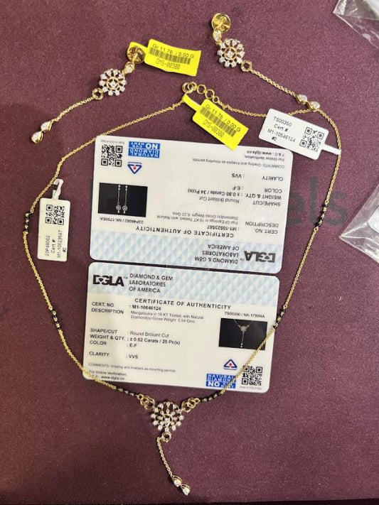 DIAMOND-MANGAL SUTRA,18K (DMS-00300)