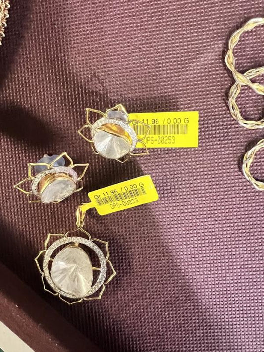 DIAMOND-PENDANT SET,18K (DPS-00253)